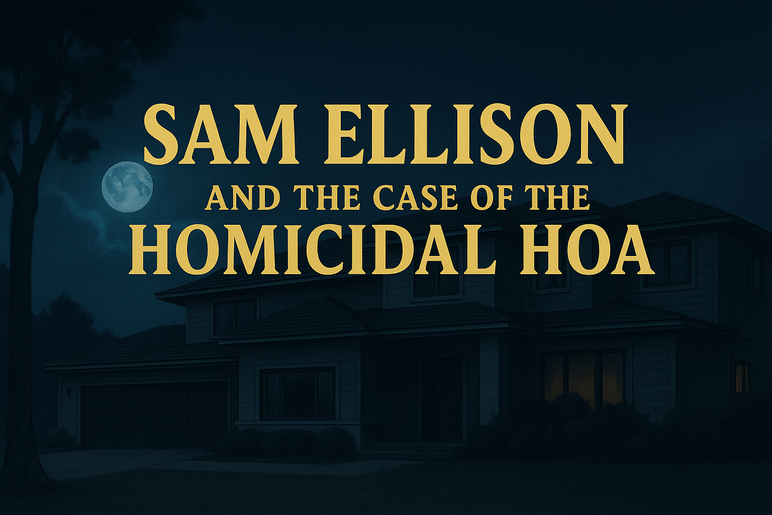 Sam Ellison and the Case of the Homicidal HOA cover